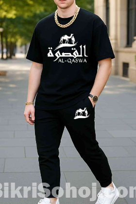 Long Sleeve Drop Shoulder Tshirt and Trouser Set